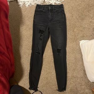 American eagles distressed skinny jeans